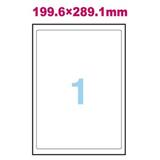 安内斯 电脑打印标签纸 圆角（199.6*289.1mm*1）100张/盒