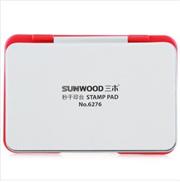 Sunwood三木 铁壳秒干印台 6276-红色 即印秒干